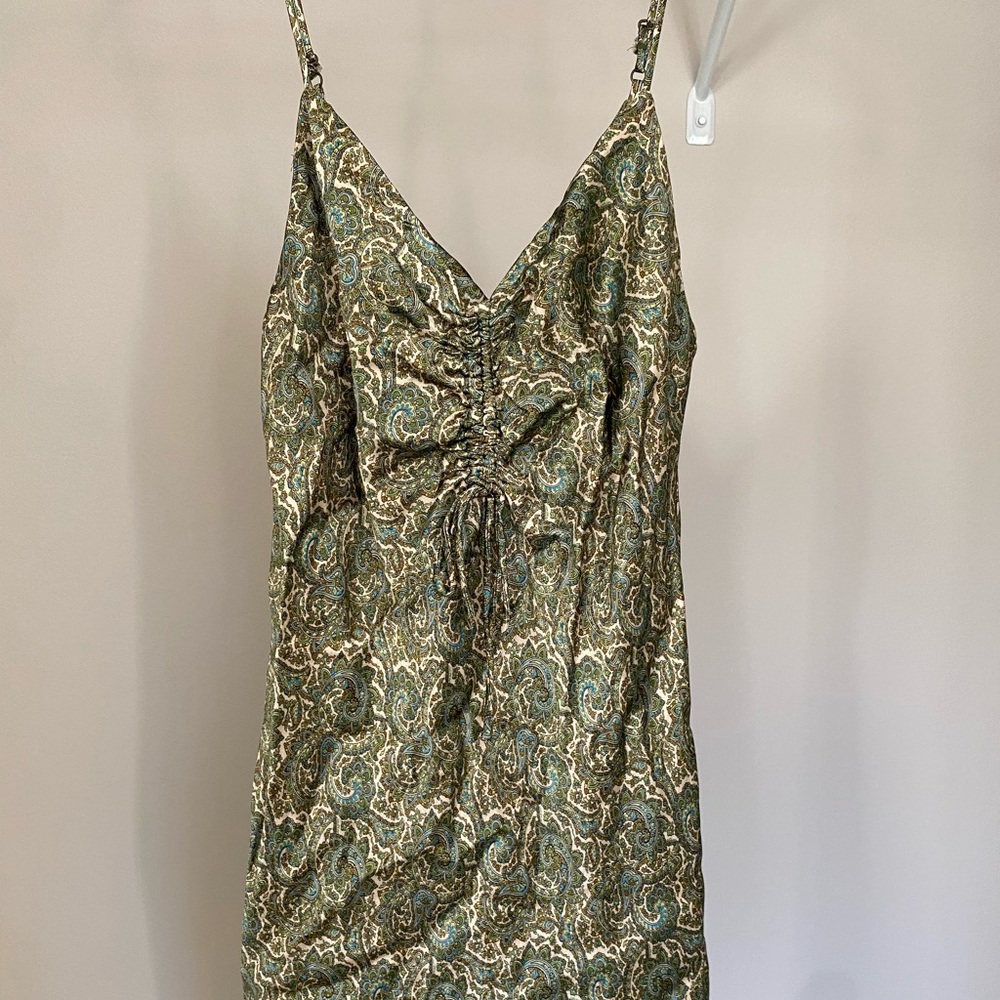 zara mini slip dress